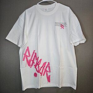 T Shirt Men White Size XL